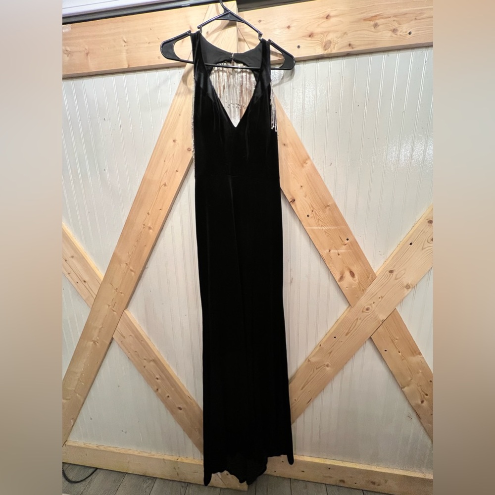 Jonathan Kayne Black Dress Size 6 Style #2420
